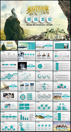 狼图腾企业团队文化培训PPT