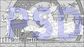 现代科技 浮雕设计