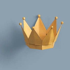 手工皇冠图标（金色）