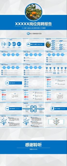 岗位竞聘模板10分钟