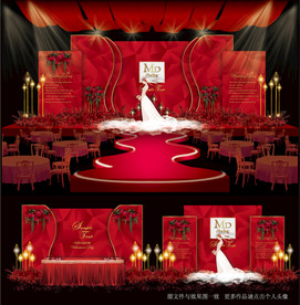 婚礼喷绘素材