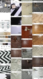 家居详情地板展示北欧简约人字拼