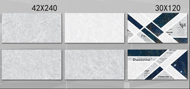 灰色大理石瓷片配套通道分色