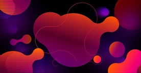 抽象曲线 矢量线条