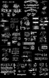 园林景墙施工图