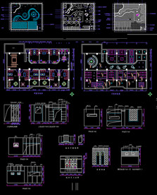 咖啡馆餐厅施工图