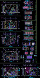 咖啡厅酒吧室内设计图纸