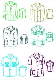 男装工作服设计