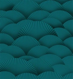 立体几何扇形几何扇子玄关画