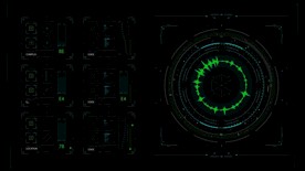 带透明通道科技ui元素界面
