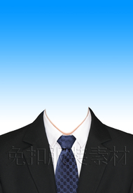 西装证件照服装模板