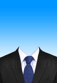 西装证件照服装模板