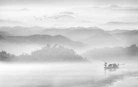 水墨山水画