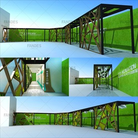 房地产样板间通道设计效果图