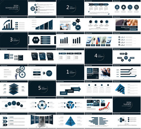 通用欧美大气杂志风ppt模板