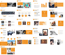 通用欧美大气杂志风ppt模板