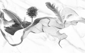 灰色欧式装饰画 TIF分层