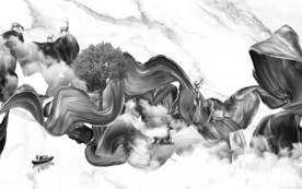 线条欧式装饰画 TIF分层