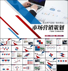 大气商务市场营销方案PPT