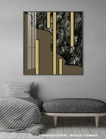 轻奢几何装饰画