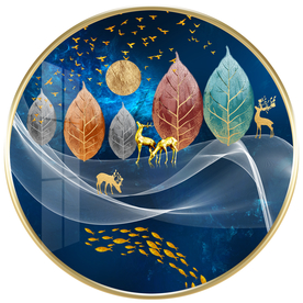 麋鹿森林飞鸟鱼群