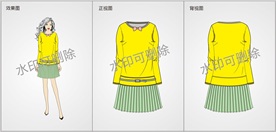 服装设计连衣裙