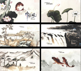 水墨中国风图文宣传视频模板