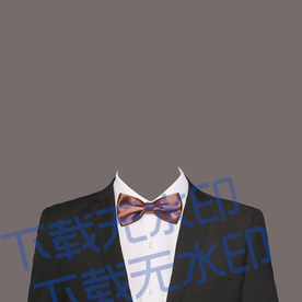 女礼仪西装登记照