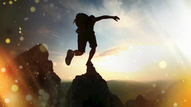 热爱生命 朗诵舞台大屏背景视频