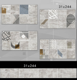 仿古大理石瓷片配套文件通道分色