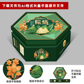 粽子包装 高端粽子礼盒
