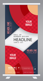 易拉宝模板设计