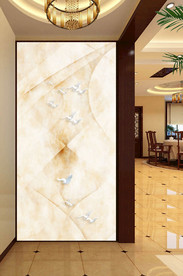 大理石飞鸟玄关