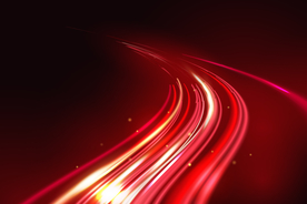 轻盈的动感线条背景