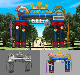游乐园门头