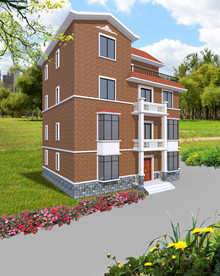 独栋别墅 自建房 房屋外观