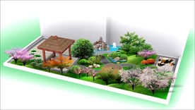 屋顶花园景观效果图