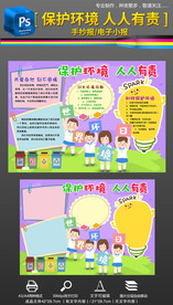 世界环境日保护环境手抄报小报