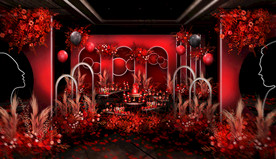 泰式婚礼迎宾区