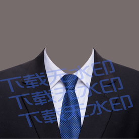 西装证件照模板