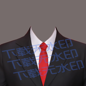 西装证件照模板