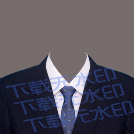 西装证件照模板