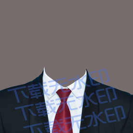 西装证件照模板