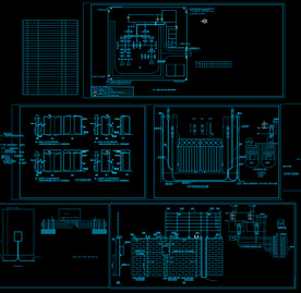 电子围栏cad系统图