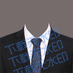 证件照西装模板