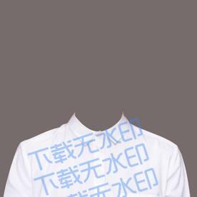 女衬衫证件照模板