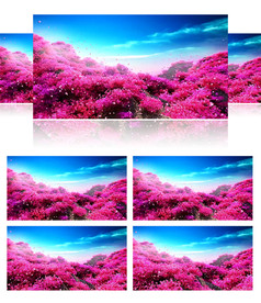 桃花古典中国风舞蹈LED素材