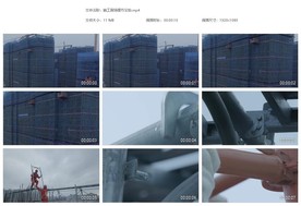 施工现场细节实拍建筑工地农民工