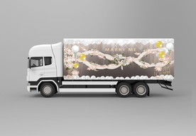 货车婚礼场景布置