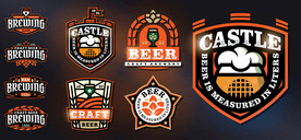 矢量生啤酿造图标